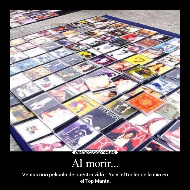 carteles pelicula trailer top manta morir desmotivaciones