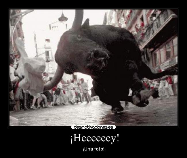 ¡Heeeeeey! - ¡Una foto!