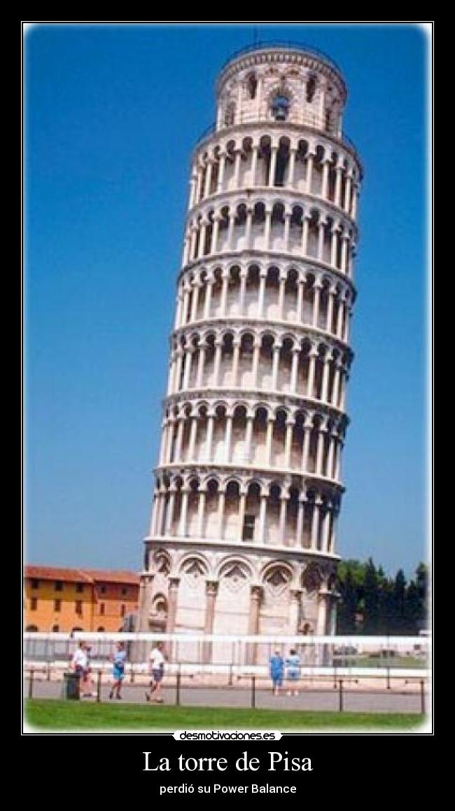 La torre de Pisa - 