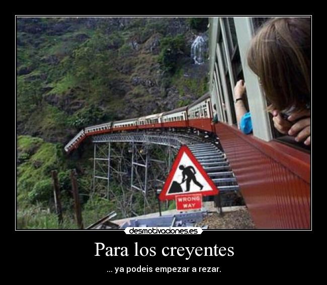 carteles tren desmotivaciones