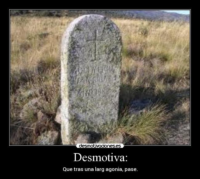 Desmotiva: -