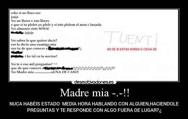 carteles madre nattalia sinotegustanomires desmotivaciones