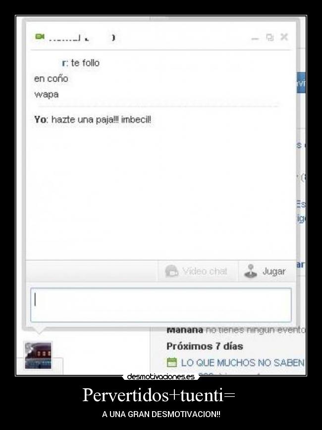 Pervertidos+tuenti=  - 