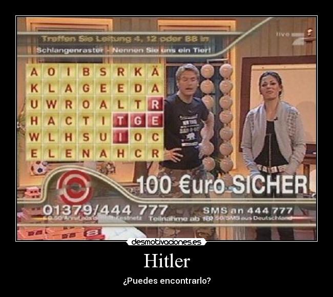 Hitler - ¿Puedes encontrarlo?