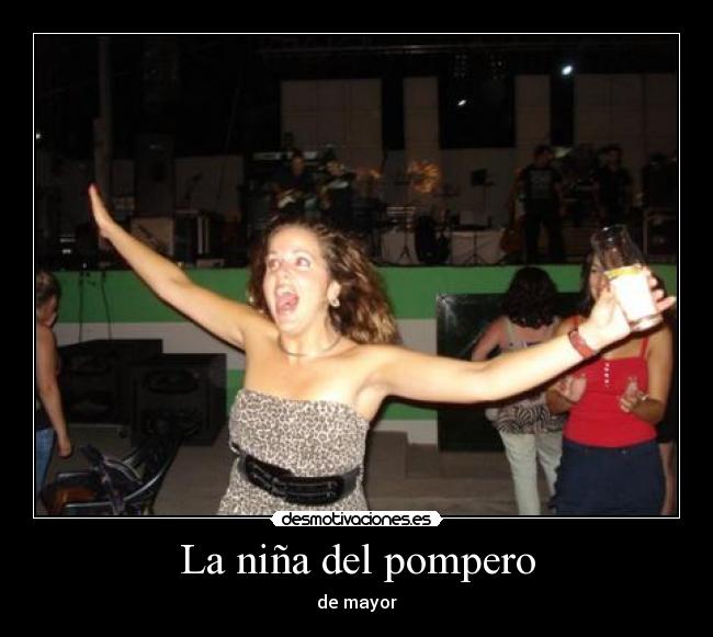 La niña del pompero - de mayor