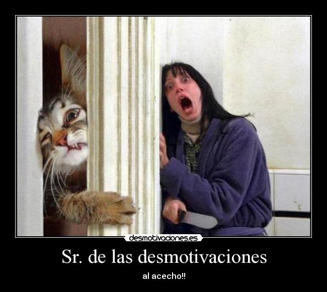 Sr. de las desmotivaciones - al acecho!!