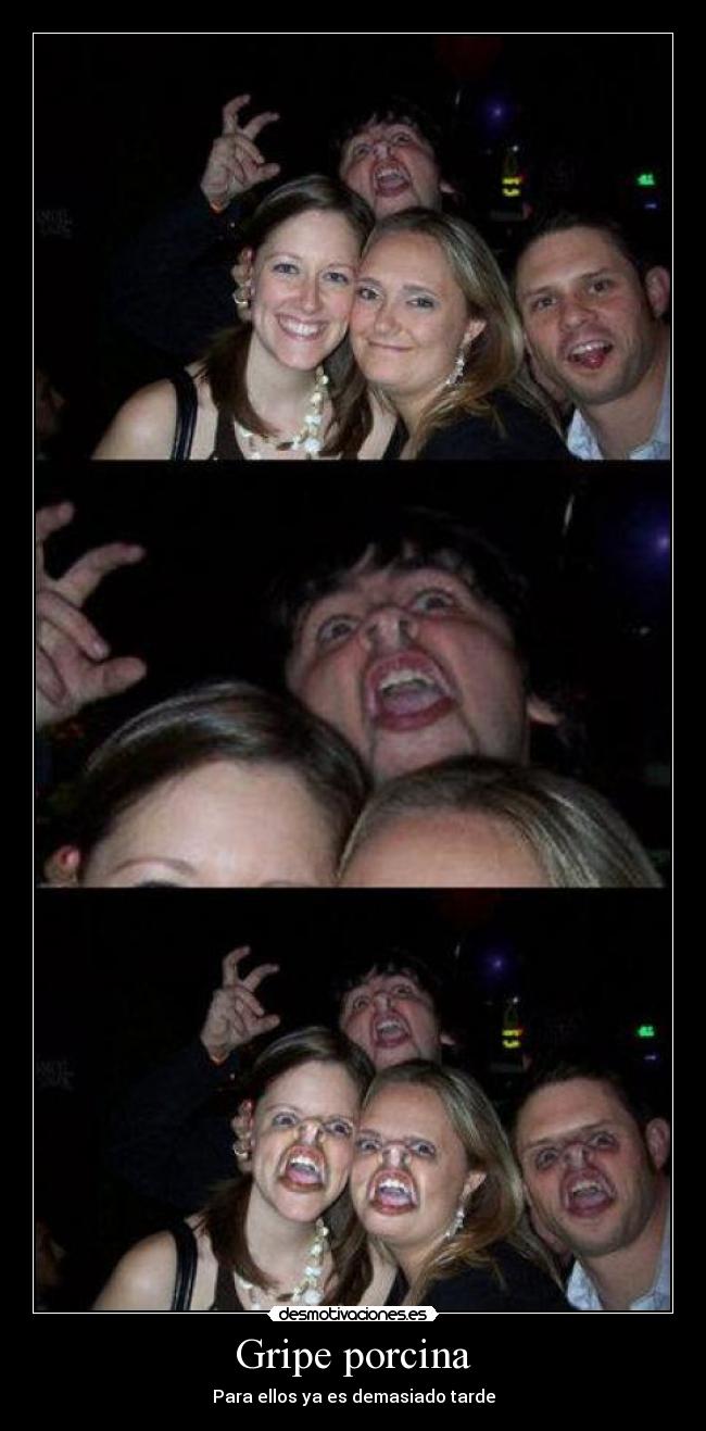 carteles gripe porcina desmotivaciones