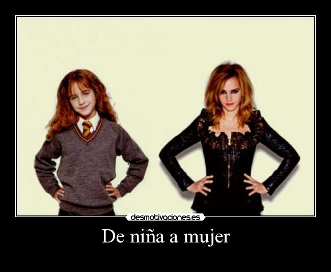 De niña a mujer -