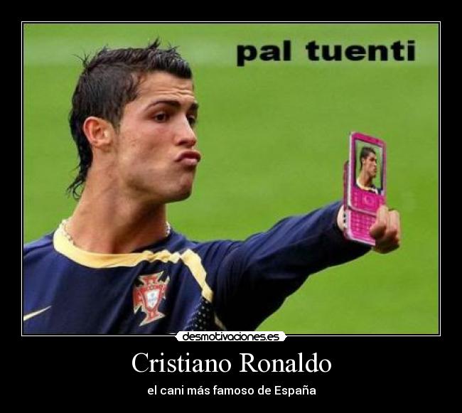 Cristiano Ronaldo - el cani más famoso de España