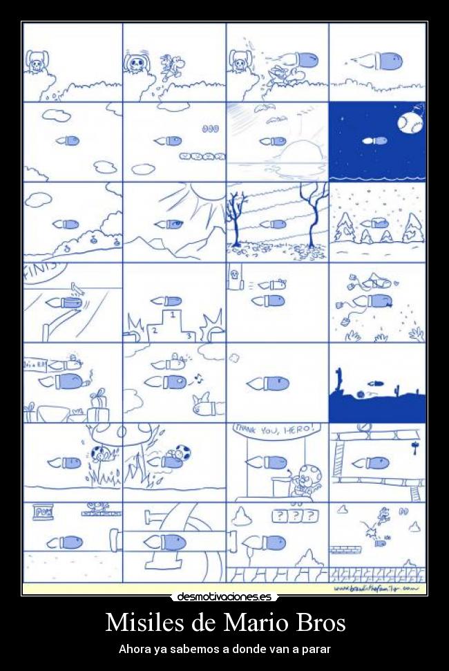 Misiles de Mario Bros -