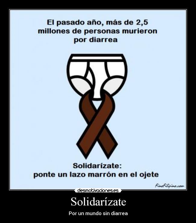 Solidarízate - Por un mundo sin diarrea