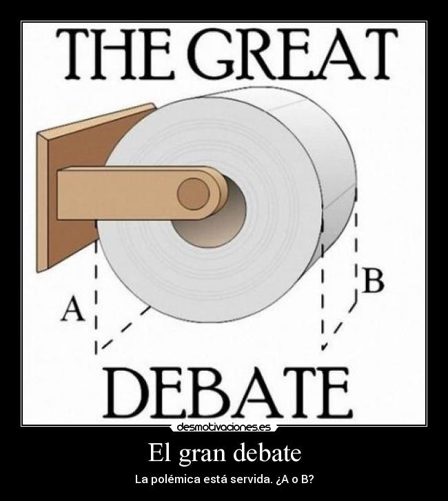 El gran debate - La polémica está servida. ¿A o B?