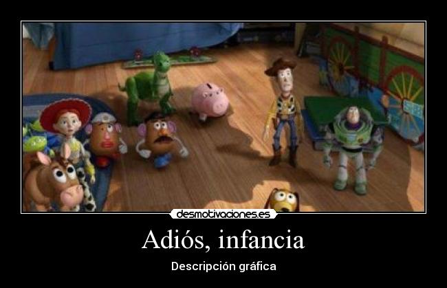 Adiós, infancia - Descripción gráfica