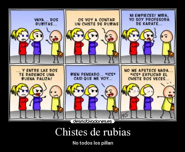 Chistes de rubias -