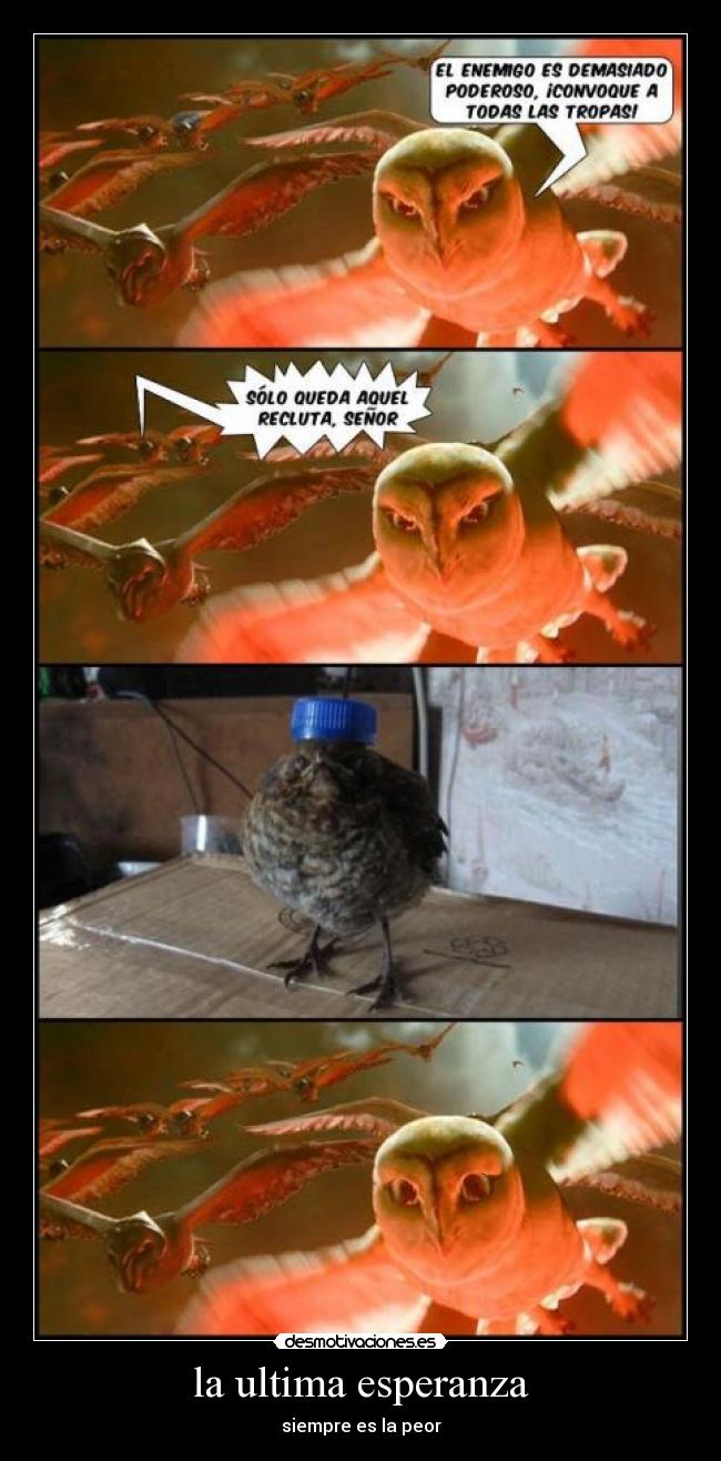 la ultima esperanza - siempre es la peor