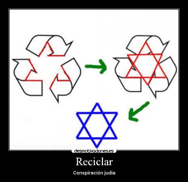 Reciclar - Conspiración judia