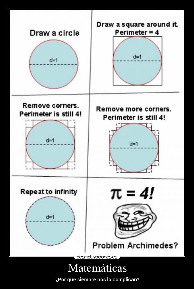 Matemáticas - ¿Por qué siempre nos lo complican?