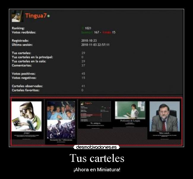 Tus carteles - 