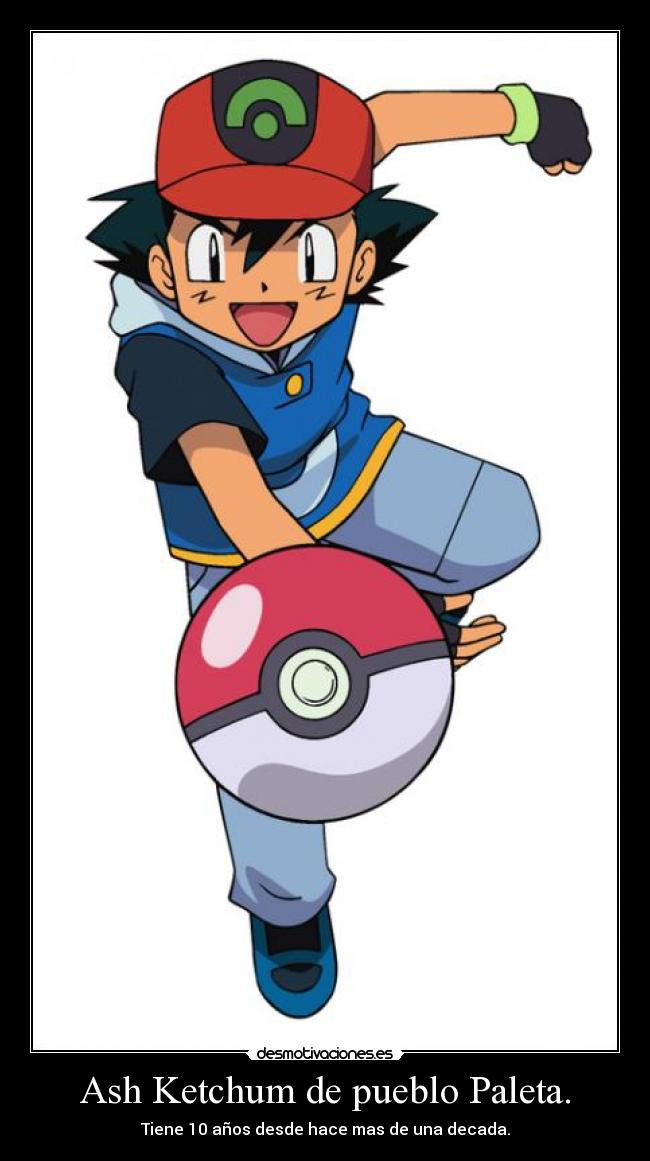 Ash Ketchum de pueblo Paleta. - 