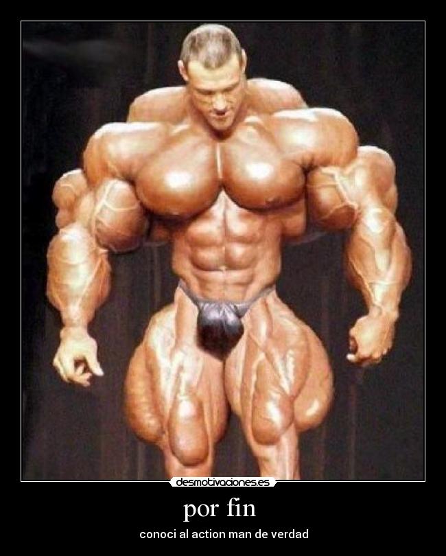 por fin - conoci al action man de verdad