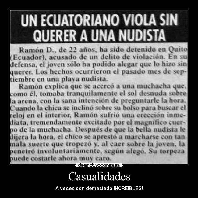 Casualidades -