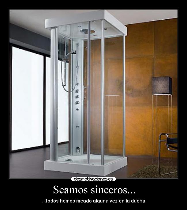Seamos sinceros... - ...todos hemos meado alguna vez en la ducha