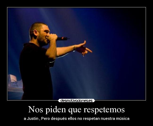 Nos piden que respetemos -