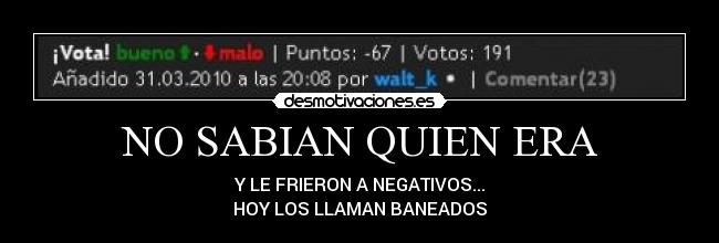 NO SABIAN QUIEN ERA -