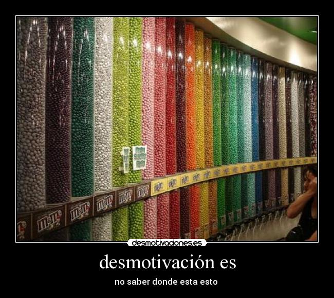 desmotivación es - no saber donde esta esto