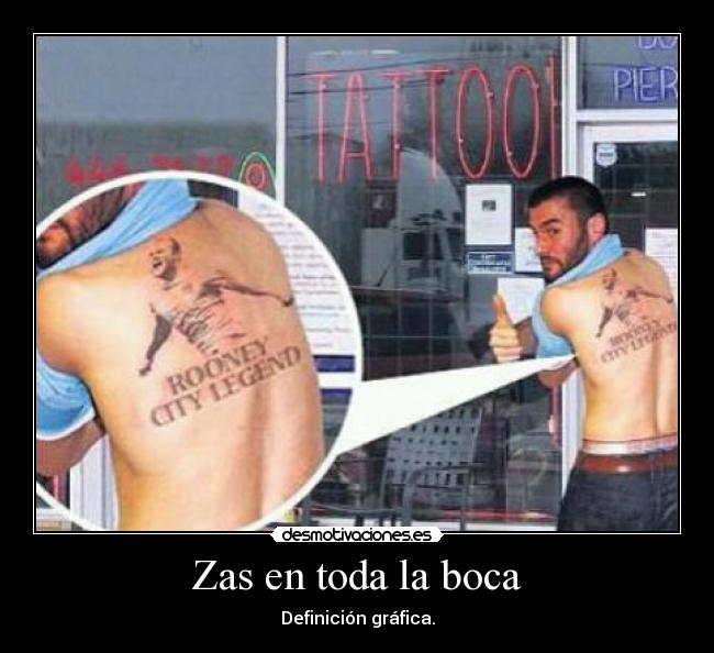 EN TODA LA BOCA en toda la boca: