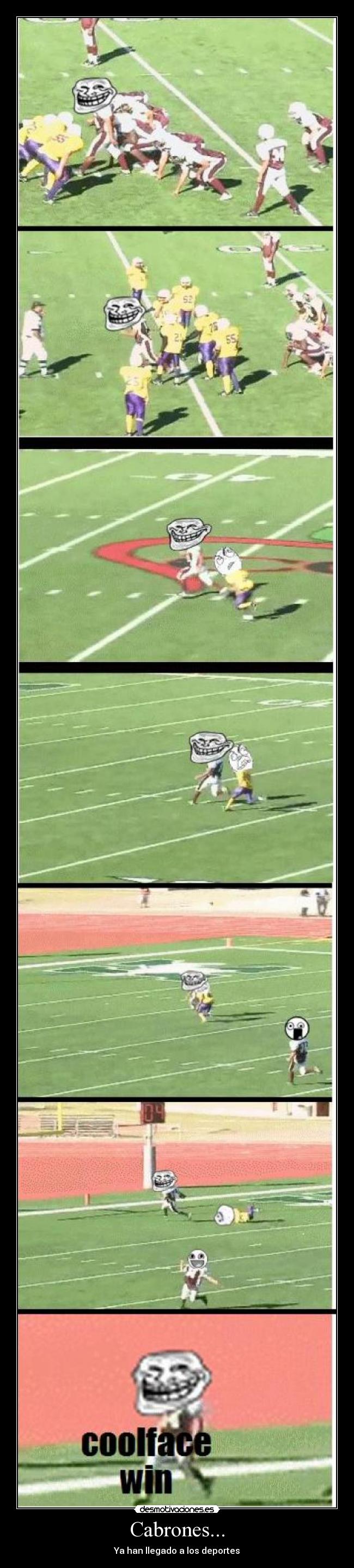 Cabrones... - Ya han llegado a los deportes