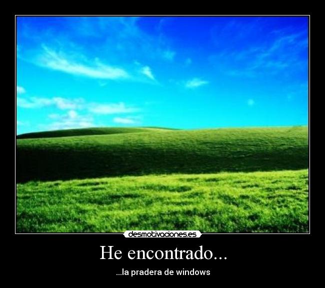 He encontrado... -