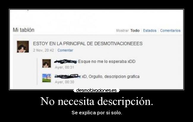 No necesita descripción. - Se explica por si solo.