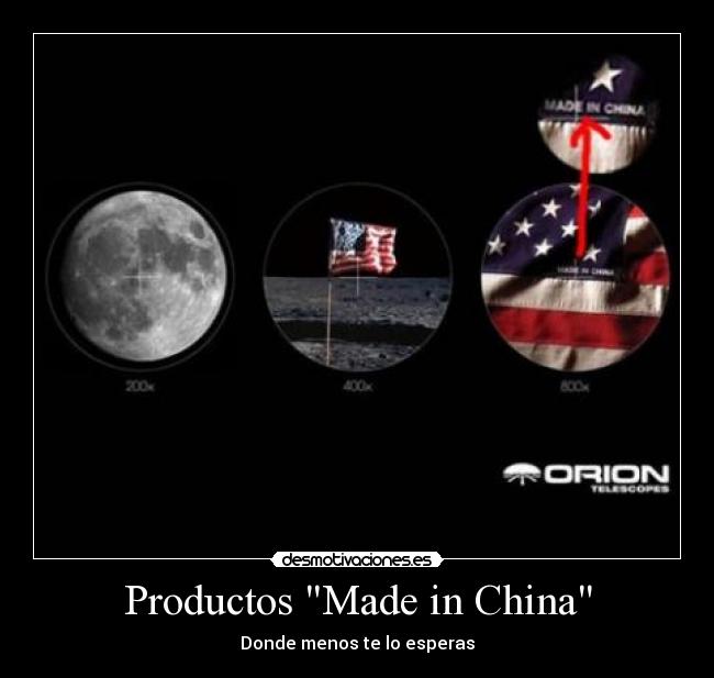 Productos Made in China - 
