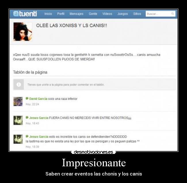 Impresionante - Saben crear eventos las chonis y los canis