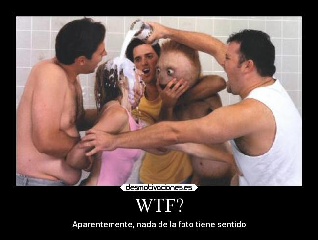 WTF? - Aparentemente, nada de la foto tiene sentido