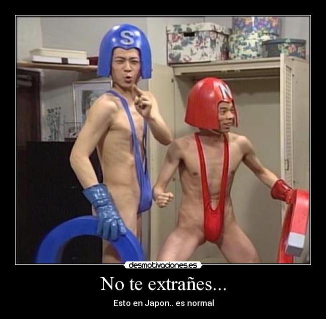 No te extrañes... - Esto en Japon.. es normal