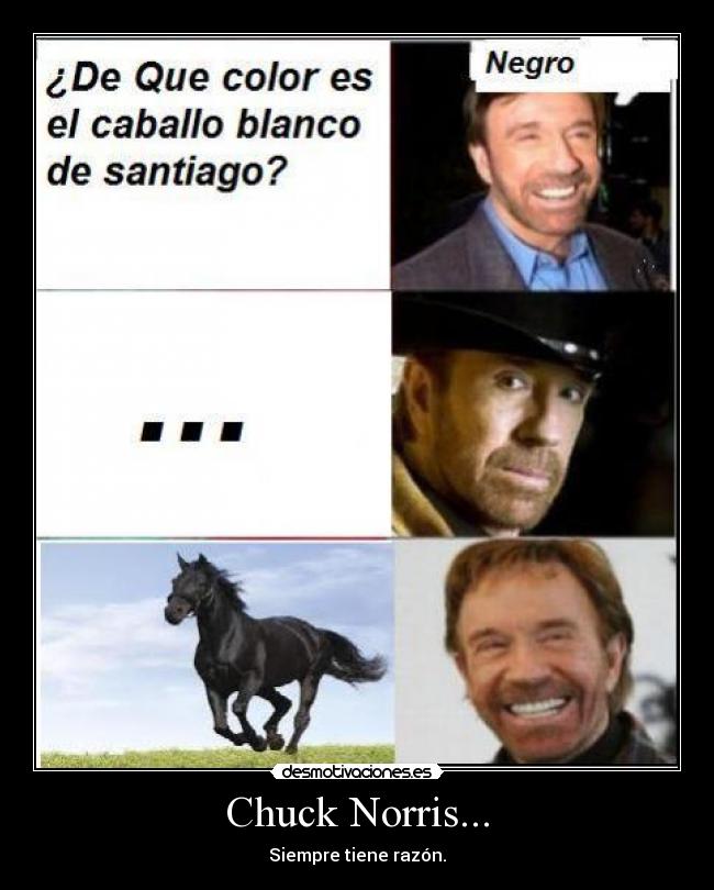 Chuck Norris... -