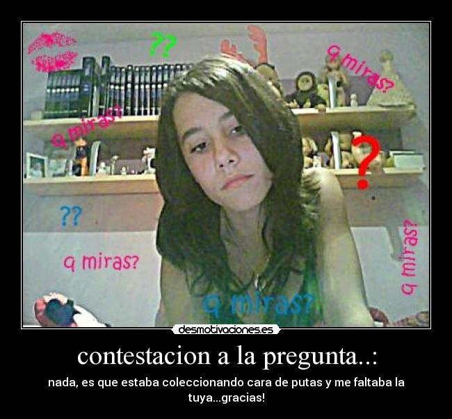 contestacion a la pregunta..: - 