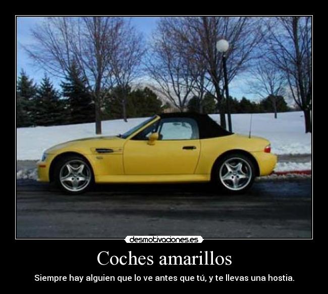 Coches amarillos - 