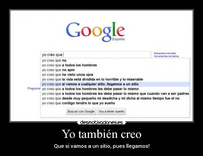 carteles google creo sitios desmotivaciones