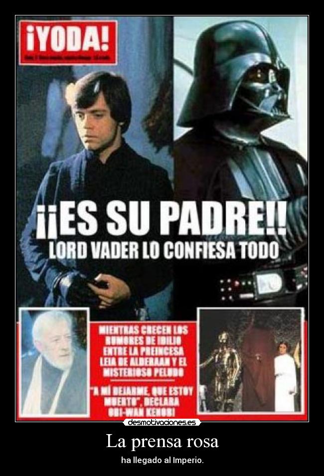 La prensa rosa - ha llegado al Imperio.