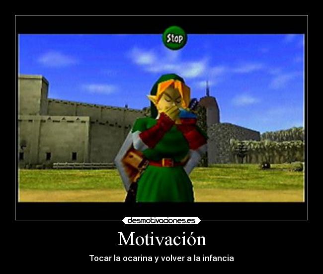 carteles zelda ocarina infancia motivacion desmotivaciones