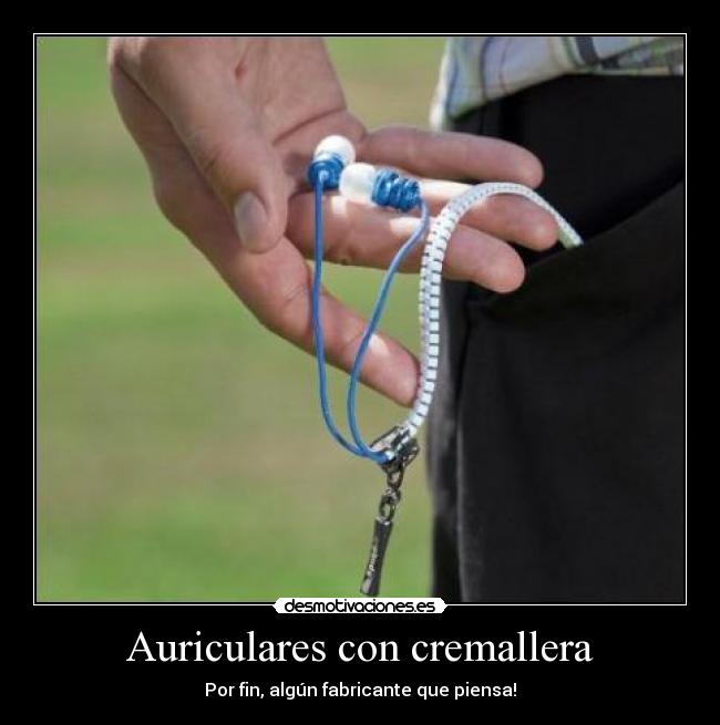 Auriculares con cremallera - 