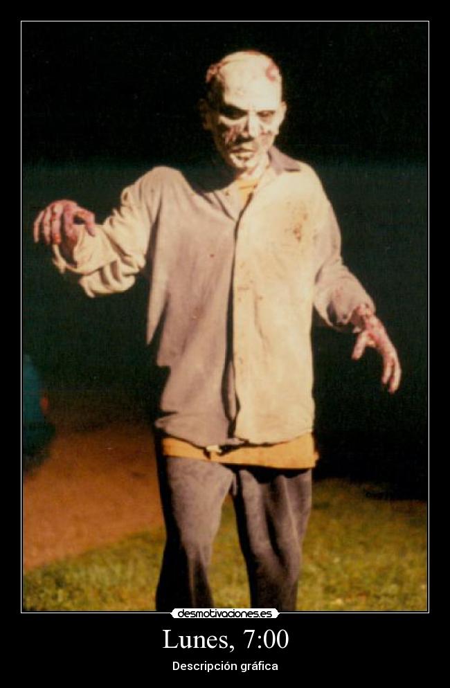 Lunes, 7:00 - Descripción gráfica