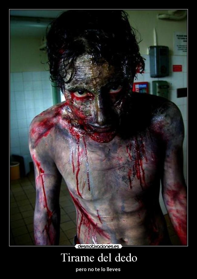 Tirame del dedo - pero no te lo lleves