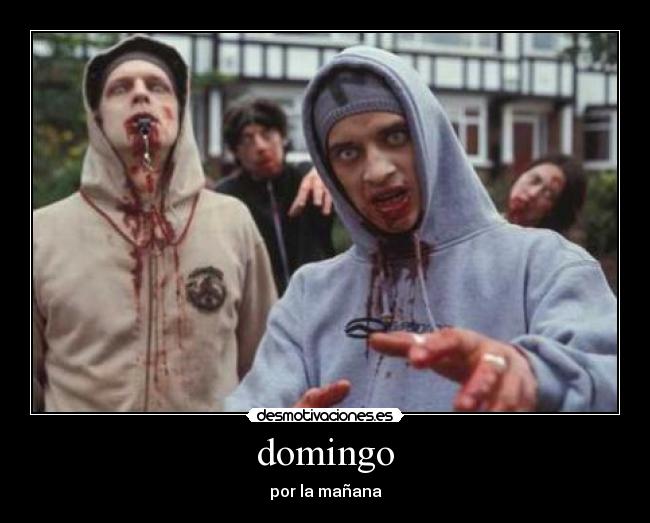 domingo - por la mañana