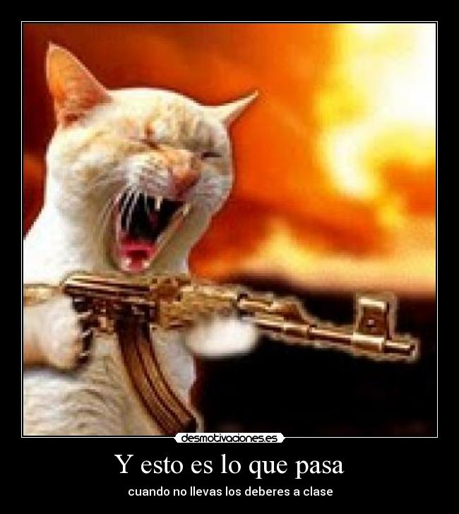 Y esto es lo que pasa -