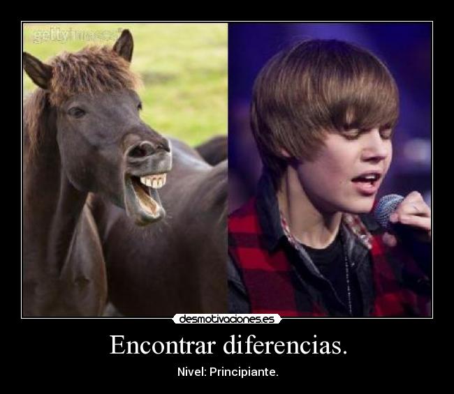 Encontrar diferencias. - Nivel: Principiante.