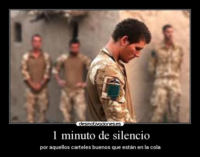 1 minuto de silencio - 